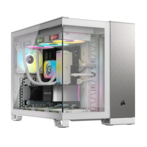 CORSAIR 2500X mATX PC Case. Black/Obsidian Aluminum