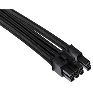 CORSAIR PCIe (connecteur simple) type 4 Gen 4 à gainage individuel Premium – noi