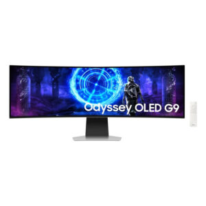 Samsung S49DG954SU écran plat de PC 124.5 cm (49") 5120 x 1440 pixels Dual QHD OLED Argent